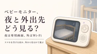 【ランキング】楽天のベビーモニターをレビュー数順に比較｜専用モニター型とWi-Fi型を夜・外出先で選ぶ